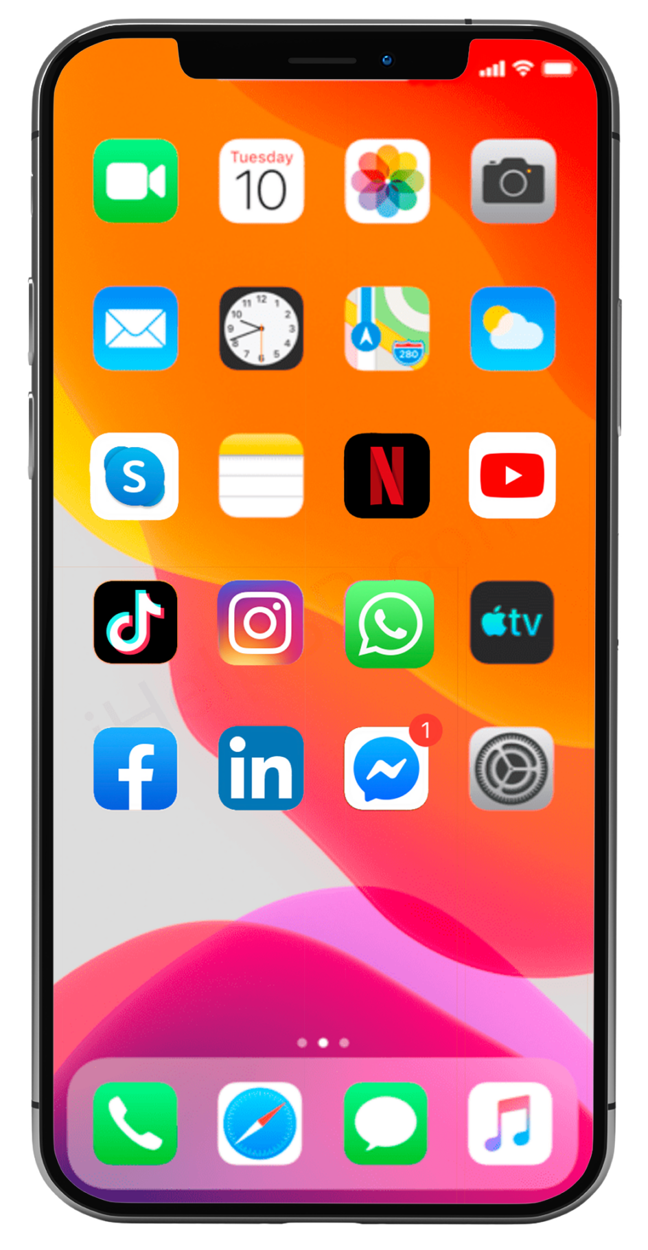 Smartphone mit mobilem Internet