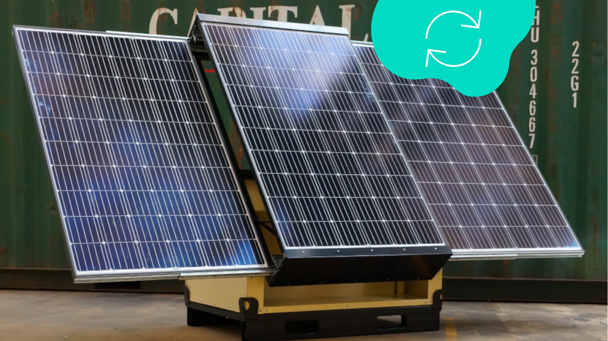 Solargenerator Suno in Frontalansicht