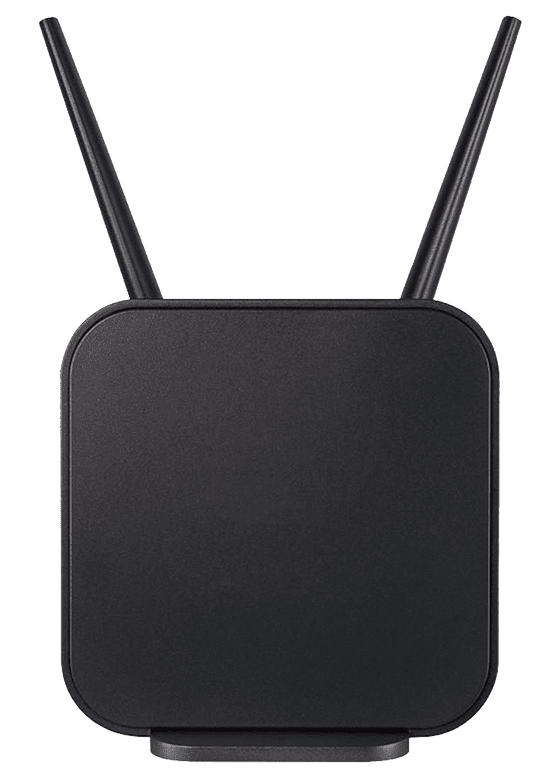 Home Internet Router mit zwei Antennen