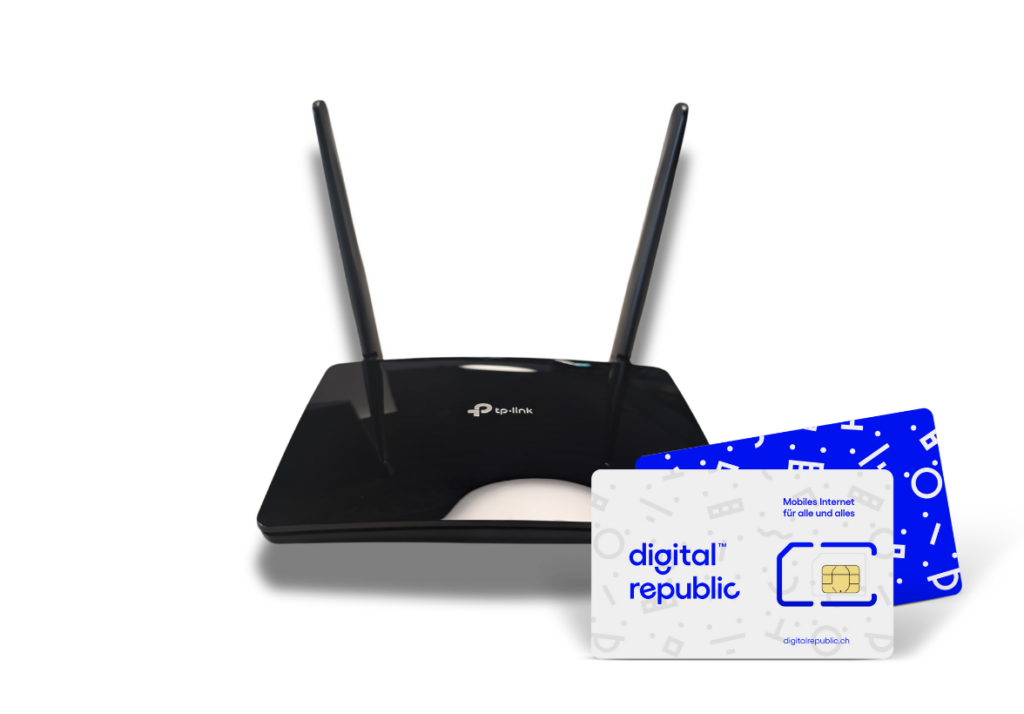 das 4G Home Start Bundle von Digital Republic mit SIM-Karte und Router